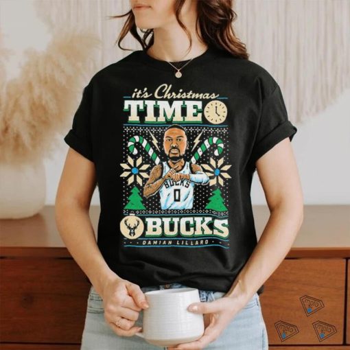 Damian Lillard Milwaukee Bucks It’s Christmas Time Shirt