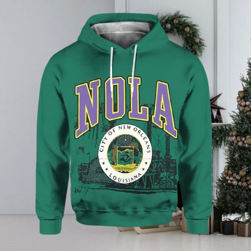 Damian Lillard Milwaukee Bucks NOLA Green Hoodie