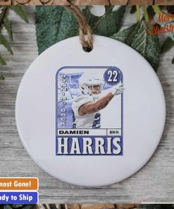 Damien Harris Buffalo running back ornament