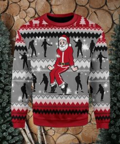 Dancing Michael Jackson Poses Ugly Xmas Wool Knitted Sweater