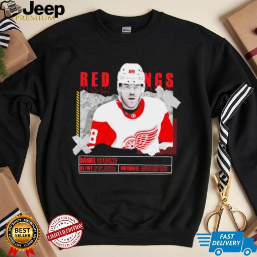 Daniel Sprong number 88 Detroit Red Wings ice hockey player pose paper gift shirt