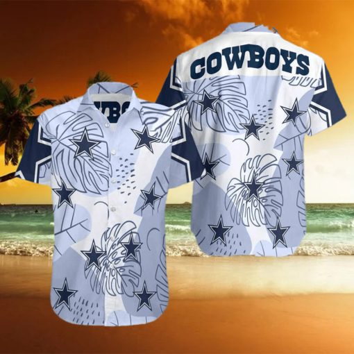 Dark Blue Dallas Cowboys Hawaiian Shirt