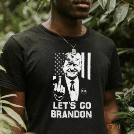 Dark Brandon T Shirt Let’s Go Brandon Shirt Trump Flip Off Biden Shirt Donald Trump Shirt Funny Biden Go Brandon Meme Shirt