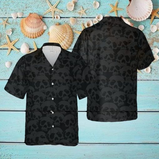 Dark Skull Pattern Hawaiian Shirt Idea Summer Gift For Men And Women