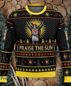 Dark Souls Praise The Sun Ugly Christmas Sweaters 3D Super Hot