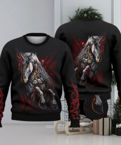 Dark Unicorn Men Women 3D Full Print Ugly Sweater Christmas Gift Sweater