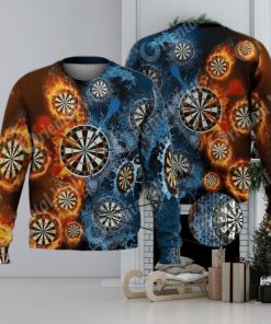 Dart Board Darts Throw Game 3D Full Print Ugly Sweater Christmas Gift Sweater