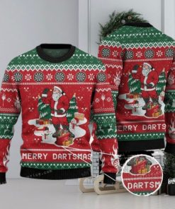 Dart Lovers Gift Merry Dartsmas Womens Ugly Sweater