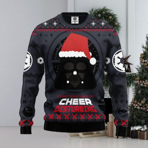 Darth Vader Cheer Ugly Christmas Sweater For Men Women