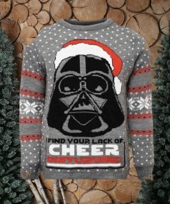 Darth Vader Find Your Lack Of Cheer Disturbing Star Wars Christmas Ugly Sweater