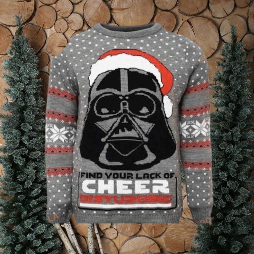 Darth Vader Find Your Lack Of Cheer Disturbing Star Wars Christmas Ugly Sweater