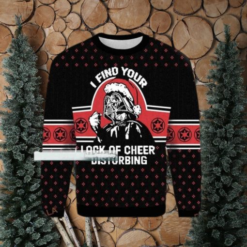 Darth Vader I Find Your Lack Of Cheer Disturbing Star Wars Ugly Christmas Sweater