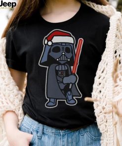 Darth Vader Star Wars Mad Engine Girl's Youth Darth Santa Graphic T Shirt