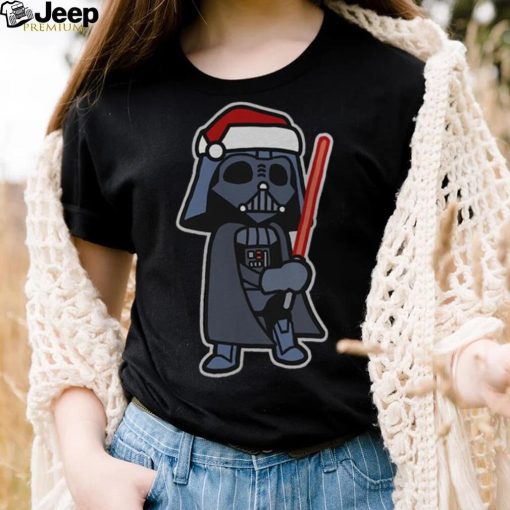 Darth Vader Star Wars Mad Engine Girl’s Youth Darth Santa Graphic T Shirt