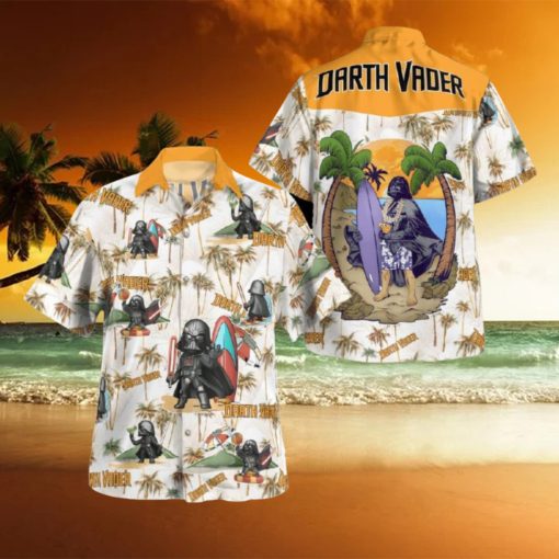 Darth Vader Tropical Combo Hawaiian Shirt And Shorts Best For Men And Women Holidays