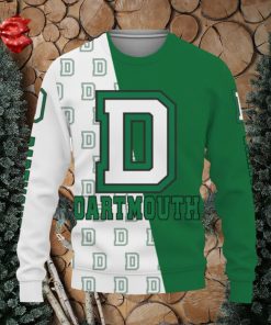 Dartmouth Big Green Sports American Football Knitted Christmas 3D Sweater Gift Holidays