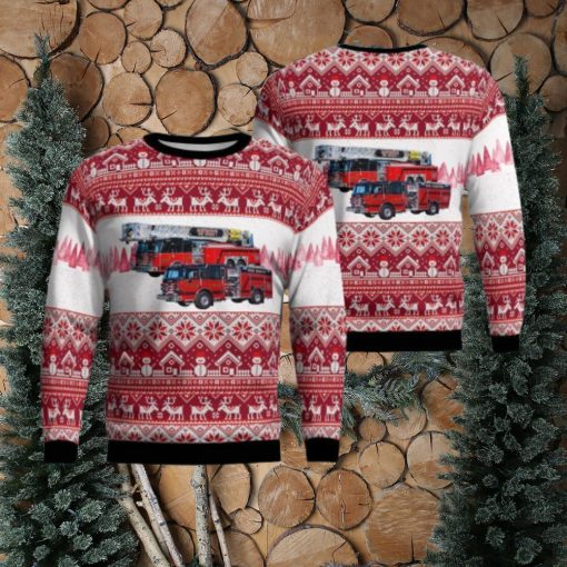 Dartmouth, Massachusetts, Dartmouth Fire District #1 Aop Ugly Sweater 3D Gift For Men And Women