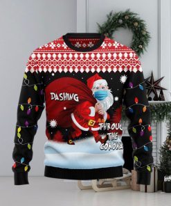 Dashing Through The Corona Ugly Christmas Sweater Gift Men Women