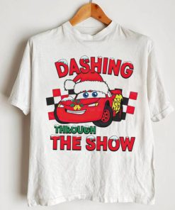 Dashing Through The Snow Lightning McQueen shirt