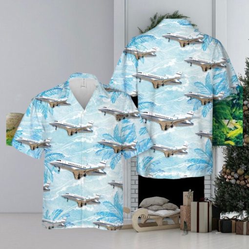 Dassault Falcon 900B 3D Hawaiian Shirt Summer Holiday Gift For Men And Women