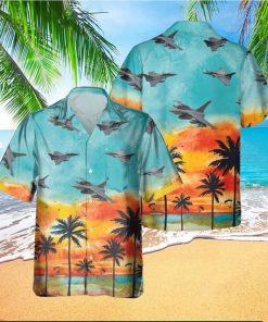 Dassault Rafale Sunset Hawaiian Shirt