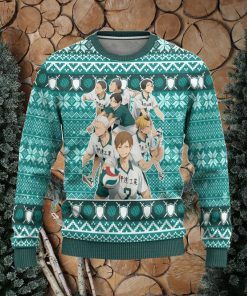 Date Tech High Haikyuu Anime Xmas Women Mens Ugly Christmas Sweater