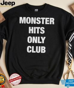 Dave Portnoy Wearing Monster Hits Only Club Shirt