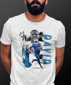 David Montgomery number 5 Detroit Lions football player pose gift shirt