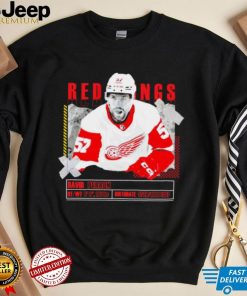 David Perron number 57 Detroit Red Wings ice hockey player pose paper gift shirt