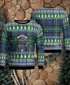 Davidson of Tulloch Crest Tartan Christmas Ugly Sweater 3D Gift For Men And Women