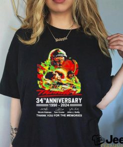 Days Of Thunder 34th Anniversary 1990 – 2024 Thank You For The Memories Signatures Shirt