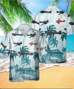 De Havilland DH 88 Comet Palmview Hawaiian Shirt