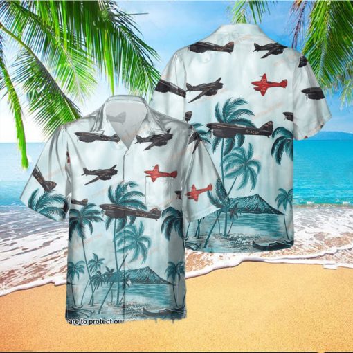 De Havilland DH 88 Comet Palmview Hawaiian Shirt