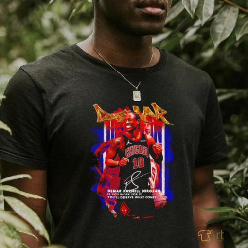 DeMar DeRozan Derozan Chicago signature 2023 shirt