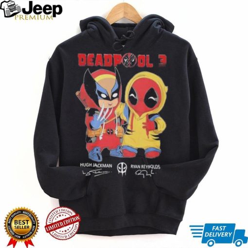 Deadpool 3 hugh jackman and ryan reynolds shirt