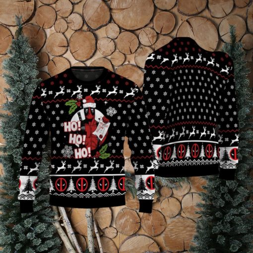 Deadpool Ho! Ho! Ho! Christmas Ugly Sweater