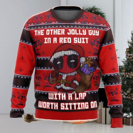 Deadpool Jolly Red Guy Ugly Christmas Sweater Funny Gift For Men And Women Fans