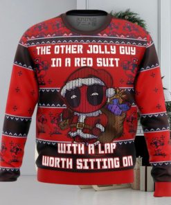 Deadpool Jolly Red Guy Ugly Sweater Christmas Style Gift For Men And Women