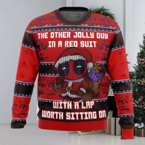 Deadpool Jolly Red Guy Ugly Sweater Christmas Style Gift For Men And Women