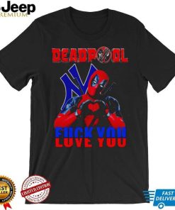 Deadpool New York Yankees fuck you love you shirt