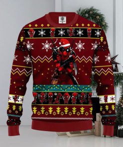 Deadpool Red Funny Ideas Ugly Christmas Sweater Gift Thanksgiving