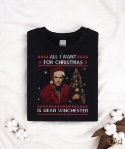 Dean Winchester Supernatural All I Want For Christmas T Shirt