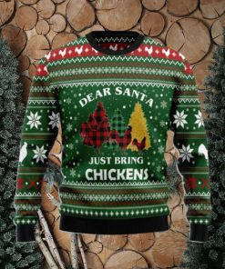 Dear Santa Just Bring Chickens Ugly Christmas Sweater Style Gift For Men And Women