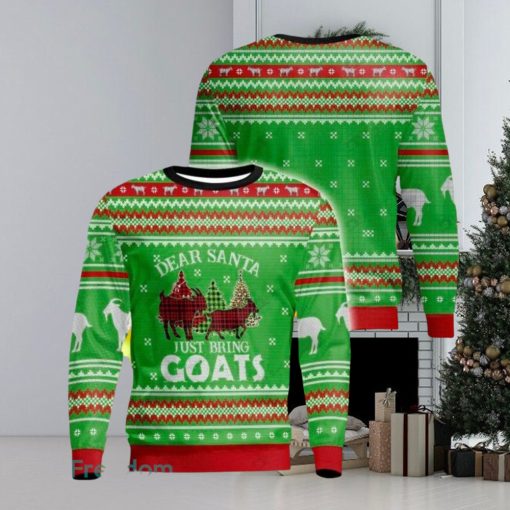 Dear Santa Just Bring Goats Ugly Christmas Sweater