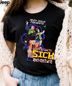 Death Dollz Jessicka and Courtney Rush sick adventure cartoon shirt