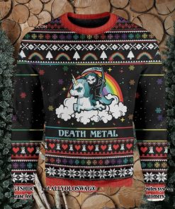 Death Metal Woolen Christmas Ugly Sweater