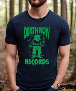 Death Row Records Green Glow In The Dark Logo Boyfriend Fit Girls T Shirt