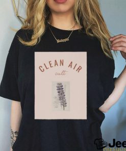 Deborah Lupton Wearing Clean Air Culte Shirt