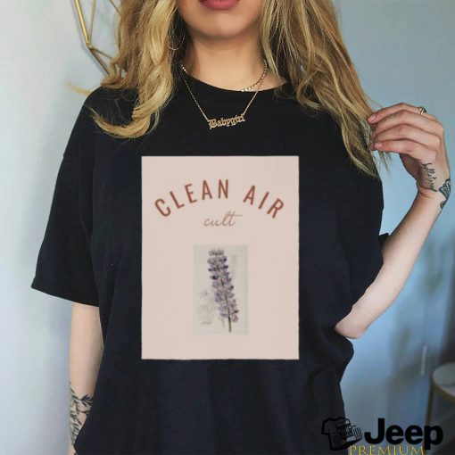 Deborah Lupton Wearing Clean Air Culte Shirt