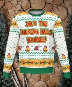 Deck The Halls Yourself Dank Wool Holiday Sweater